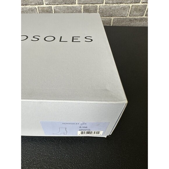 Aerosoles Women's Cinnamon Heeled Tailored Booties Brown Size 8.5M - Picture 8 of 11